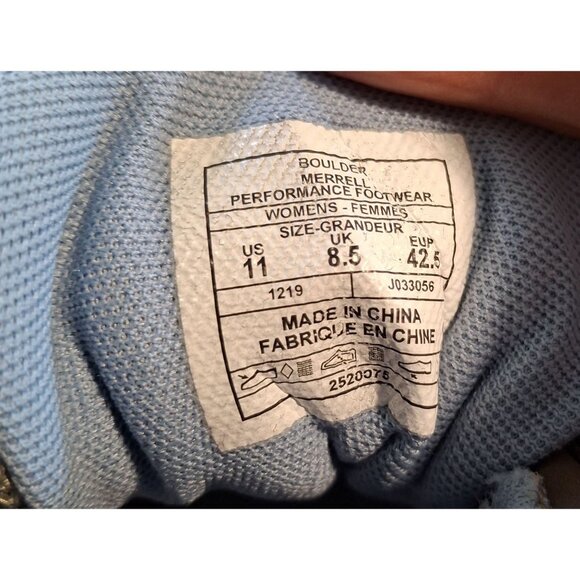 Merrell Simien Waterproof Hiking Shoes SNEAKERS Boulder Brown  Womens Size11 - Picture 2 of 10